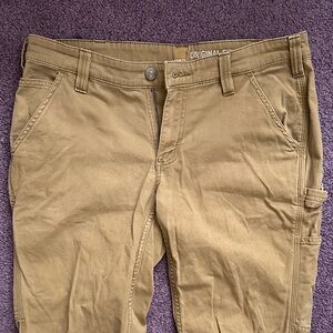 Carhartt Women's Tan Boot Cut Work Pants